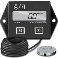 Części motocyklowe - LICZNIK MOTOGODZIN CZASU PRACY SILNIKA MOTOCYKL OBROTOMIERZ  KOSIARKA MOTOR - miniaturka - grafika 1