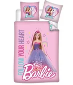 Pościel dla dzieci - POŚCIEL dziecięca BARBIE 100x135 cm niemowlęca - miniaturka - grafika 1