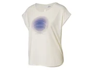 Koszulki sportowe damskie - CRIVIT T-shirt funkcyjny damski z efektem pochłaniania zapachów (Biały, S(36/38)) - miniaturka - grafika 1