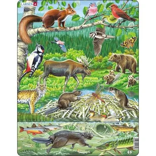 Larsen Puzzles Puzzles Nordic Forest LA-FH15 - Puzzle - miniaturka - grafika 1