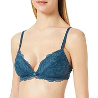 Biustonosze - Emporio Armani Eternal Lace Padded Triangle Biustonosz damski, Obsidian, L - miniaturka - grafika 1