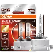 Żarówki samochodowe - Osram Ksenon Night Breaker Xenarc D1S 220% +250M +20% Jaśniejsze światło - miniaturka - grafika 1