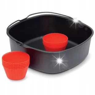 Zestaw akcesoriów PHILIPS HD9956/00 Baking Master Kit misa 3L 9 foremek - Akcesoria i części AGD Zestaw akcesoriów PHILIPS HD9956/00 Baking Master Kit misa 3L 9 foremek - Akcesoria i części AGD - miniaturka - grafika 1