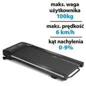 Bieżnie - Bieżnia elektryczna S_LINE Paddy 920W 6 km/h - miniaturka - grafika 1