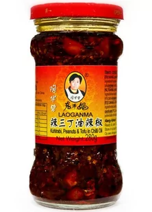 Lao Gan Ma Kalarepa z orzechami ziemnymi i tofu w oleju chili 280g - Lao Gan Ma 1320-uniw - Kuchnie świata - miniaturka - grafika 1