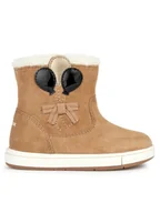 Buty dla dziewczynek - Geox Śniegowce B Trottola Girl B364AA 00022 C6175 M Brązowy - miniaturka - grafika 1