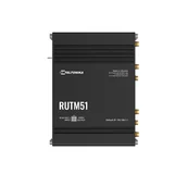 Routery - Teltonika RUTM51 router bezprzewodowy Gigabit Ethernet Dual-band (2.4 GHz/5 GHz) 5G Czarny - miniaturka - grafika 1