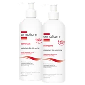Kosmetyki kąpielowe dla dzieci - Zestaw Emolium Dermocare, kremowy żel do mycia, od 1 miesiąca, 2 x 400 ml - miniaturka - grafika 1
