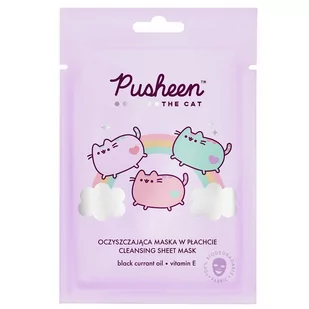 Pusheen, Cleansing Sheet Mask, Oczyszczająca Maska W Płachcie, 17g - Maseczki do twarzy - miniaturka - grafika 1