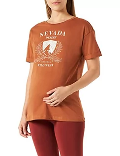 Koszulki i topy damskie - Supermom Koszulka damska Tee Ayr Short Sleeve Mocha Bisque-P946, XS - grafika 1