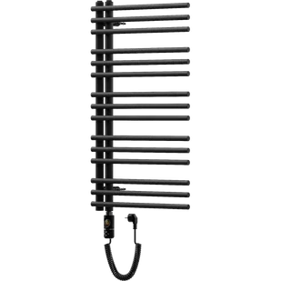 Mexen Neptun grzejnik elektryczny 900 x 500 mm, 600 W, czarny - W101-0900-500-2600-70 - Grzejniki łazienkowe - miniaturka - grafika 1