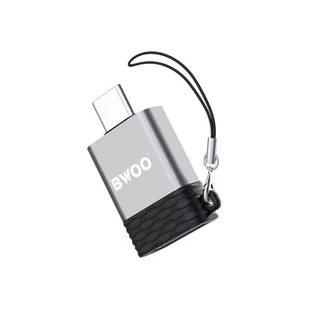 BWOO adapter BZ-35 USB - USB-C szary OTG - Adaptery i przejściówki - miniaturka - grafika 1