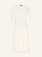 Sukienki - Joop! Sukienka Taren Z Mieszanki Materiałów weiss - miniaturka - grafika 1