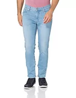 Spodenki męskie - BRAX Męskie spodnie dżinsowe Slim Fit Style Chuck Stretch bawełna, Summer Blue Used, 42W / 36L - miniaturka - grafika 1