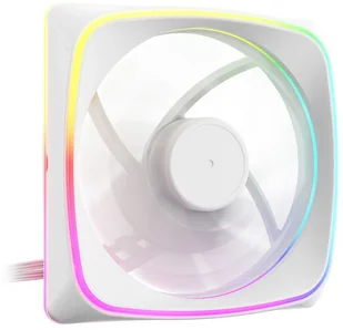 Sharkoon Lüfter 120*120*25 SHARK Lights PWM RGB weiß 4044951041961 - Wentylatory komputerowe - miniaturka - grafika 1