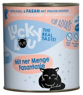 Mokra karma dla kotów - Lucky Lou Lifestage Adult Drób i bażant puszka 800g - miniaturka - grafika 1