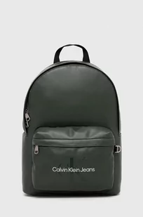 Calvin Klein Jeans plecak męski kolor zielony duży gładki - Plecaki - miniaturka - grafika 1