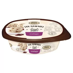 Bracia Koral Jak dawniej Lody malaga 900 ml - Lody i desery lodowe - miniaturka - grafika 1