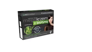 AVET PHARMA Mega Krzem z biotyną 40 tabletek 3449221 - Włosy, skóra, paznokcie - miniaturka - grafika 1
