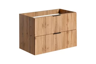 Szafka pod umywalkę NIRVANA kolor naturalny brąz hakano - BATHROOM/BTCABINET/COM/NIRVANA/OAK/80 - Szafki łazienkowe - miniaturka - grafika 1