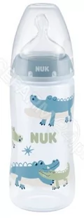 NUK butelka First Choice+ ze wskaźnikiem temperatury M 300 ml (niebieska) - Akcesoria do karmienia - miniaturka - grafika 1