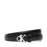 Paski - Pasek Damski Calvin Klein LV04F7055G Czarny - miniaturka - grafika 1