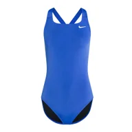 Stroje kąpielowe - Strój pływacki jednoczęściowy damski Nike Hydrastrong Solid Fastback - miniaturka - grafika 1