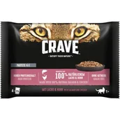 Mokra karma dla kotów - CRAVE Wielopak Łosoś i kurczak 88x85 g - miniaturka - grafika 1
