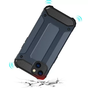 Hybrid Armor pancerne hybrydowe etui pokrowiec iPhone 13 mini srebrny - Etui i futerały do telefonów - miniaturka - grafika 7