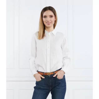 Koszule damskie - LAUREN RALPH LAUREN Lniana koszula | Regular Fit - grafika 1