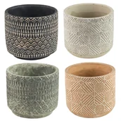 Donice - Osłonka ceramiczna KJELD MINI mix 8 cm DHG - miniaturka - grafika 1