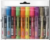 Długopisy - Marker kredowy 10 kolorów - TOMA - miniaturka - grafika 1