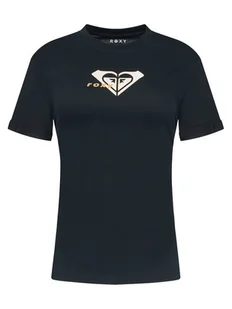 Roxy T-Shirt Oceanregular ERJZT06078 Czarny Regular Fit - Koszulki i topy damskie - miniaturka - grafika 1