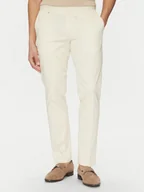 Garnitury - BOSS Spodnie garniturowe C-Genius 50539970 Écru Slim Fit - miniaturka - grafika 1