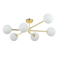 Lampy sufitowe - Sarius lampa sufitowa 6-punktowa złota 4739 - miniaturka - grafika 1