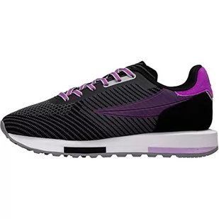 Fila Damskie trampki RETRONIQUE 22K wmn Sneaker, czarno-fioletowa orchidea, 3 UK, Czarny fioletowy orchidea, 35.5 EU - Trampki damskie - miniaturka - grafika 1