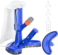 Akcesoria do basenów - Aptel ODKURZACZ do basenu oczka wodnego basenowy zestaw niebieski DA176 - miniaturka - grafika 1