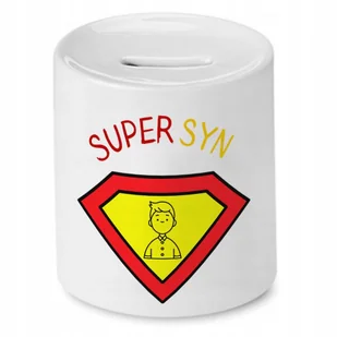 SKARBONKA DLA SYNA SUPER SYN PREZENT z Nadrukiem ze Zdjęciem - Skarbonki SKARBONKA DLA SYNA SUPER SYN PREZENT z Nadrukiem ze Zdjęciem - Skarbonki - miniaturka - grafika 1