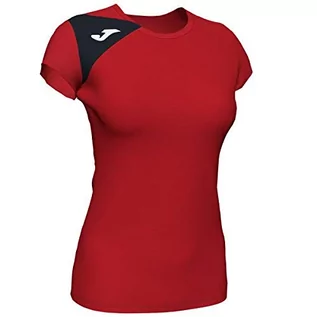 Koszulki dla dziewczynek - Joma Joma Dziewczęce Spike Ii damskie T-shirty, czerwony/czarny, XS 900868.601.XS - grafika 1