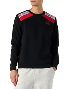 Kappa Męska bluza Curyba, czarna, L, czarny, L - Bluzy męskie - miniaturka - grafika 1
