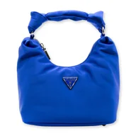 Torebki damskie - Torebka damska Guess Velina wizytowa niebieska elegancka - miniaturka - grafika 1