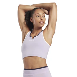 Damski Stanik sportowy REEBOK RIE BRALETTE HS4863 – Fioletowy - Biustonosze - miniaturka - grafika 1