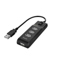 Huby USB - Hama Hub 4x USB 2.0 480mbps 200118 - miniaturka - grafika 1
