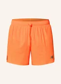 Spodenki damskie - New Balance Szorty Do Biegania 2 W 1 Rc Ultra Light Split Short 5" orange" - miniaturka - grafika 1