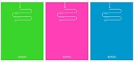 Zeszyty szkolne - Herlitz Zeszyt A5/60K linia Color Blocking (5szt) - - miniaturka - grafika 1