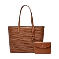 Torebki damskie - Michael Kors Skórzana shopperka + saszetka - miniaturka - grafika 1