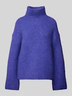 Swetry damskie - Sweter z dzianiny ze stójką model ‘GABELLA’ - miniaturka - grafika 1