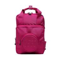 Plecaki - Plecak LEGO Brick 1x1 Kids Backpack 20206-0124 Bright Red Violet - miniaturka - grafika 1