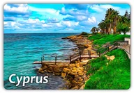 Magnesy - CYPR - Protaras - Turystyka - Kurort - Cyprus - Magnes na lodówkę - miniaturka - grafika 1