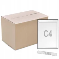Koperty - KOPERTY C4 BIAŁE SAMOPRZYLEPNE Z PASKIEM KARTON 250 SZTUK - miniaturka - grafika 1